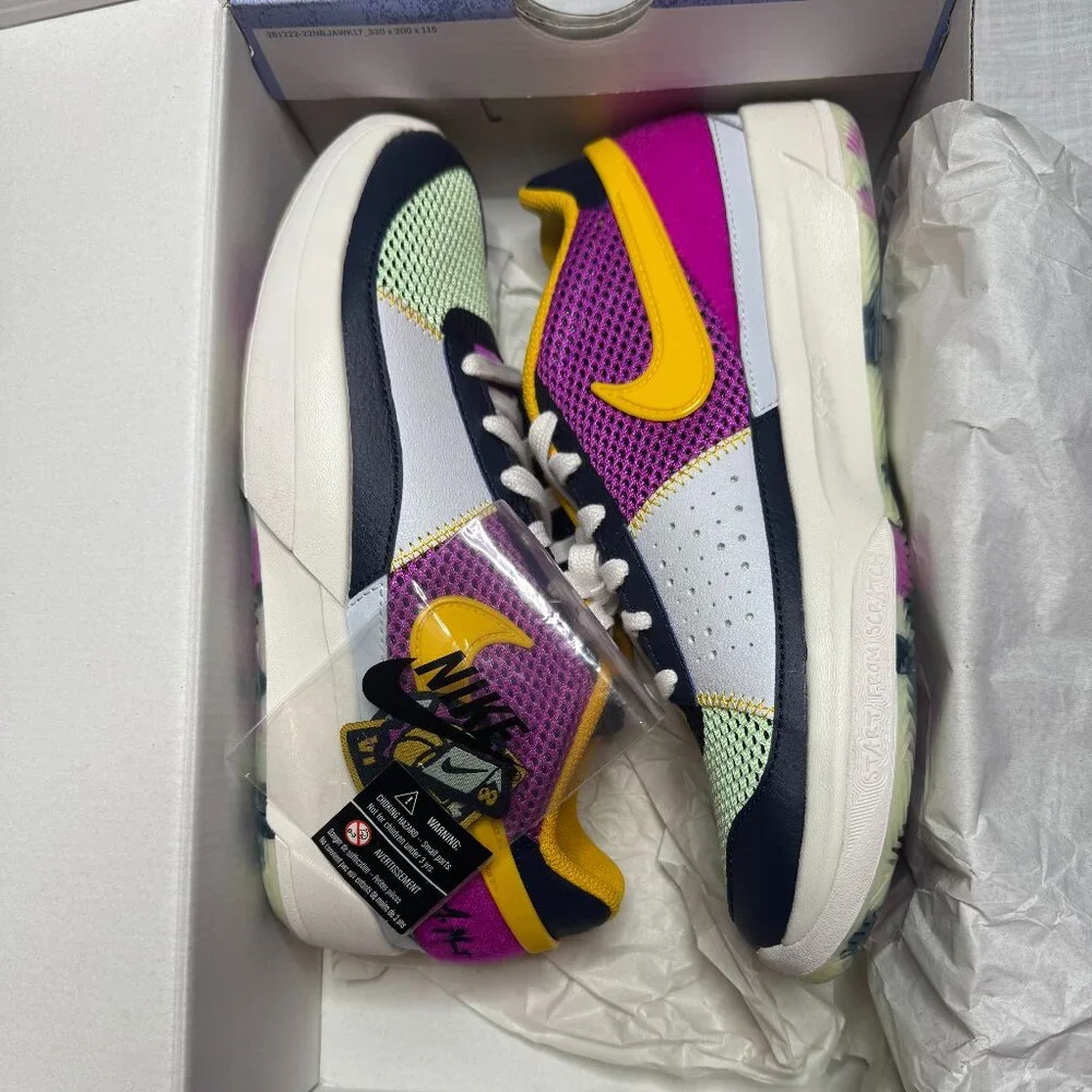*Brand New* Boys JA Morant 1 SE Obsidian, Hyper Violet Size 6.5Y